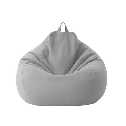 AUQ Large Bean Bag Chairs for Adults,Suitable for Various Home Styles Adult Bean Bag Chair,Multi-Functional Use Bean Bag Chairs for Kids,Gray