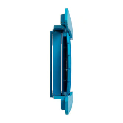 Blue Resin Outdoor Lounge Chair