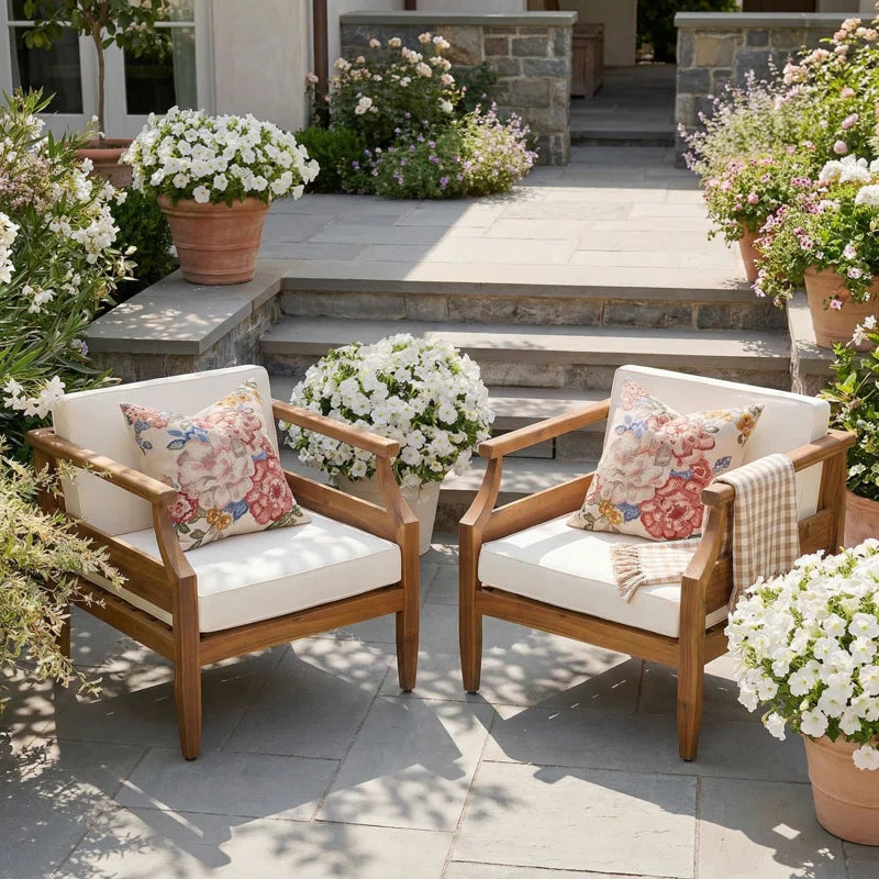 Mcclurg Acacia Outdoor Lounge Chair
