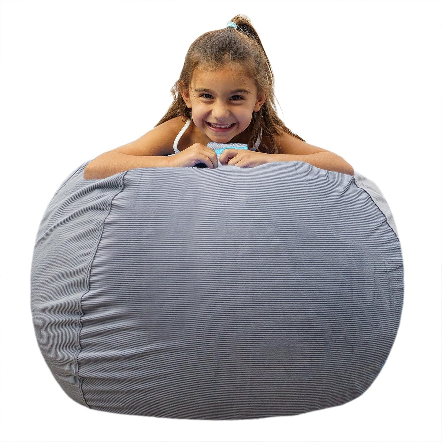 Stuffed Animal Storage Bean Bag Chair - Kids & Teens