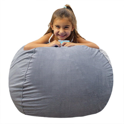 Stuffed Animal Storage Bean Bag Chair - Kids & Teens
