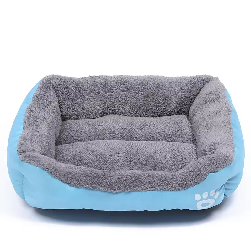 Pet Large Dog Beds Soft Warm Cat Bed Cushion Waterproof Bottom Small Dog Bed Chihuahua Husky Pet Sofa Beds for Dogs Cats S-3XL
