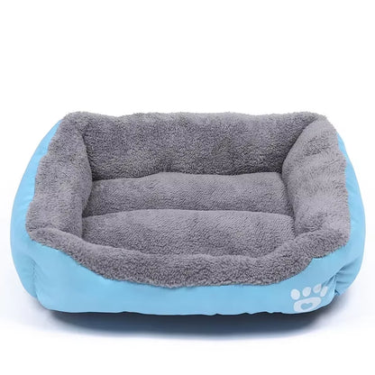 Pet Large Dog Beds Soft Warm Cat Bed Cushion Waterproof Bottom Small Dog Bed Chihuahua Husky Pet Sofa Beds for Dogs Cats S-3XL